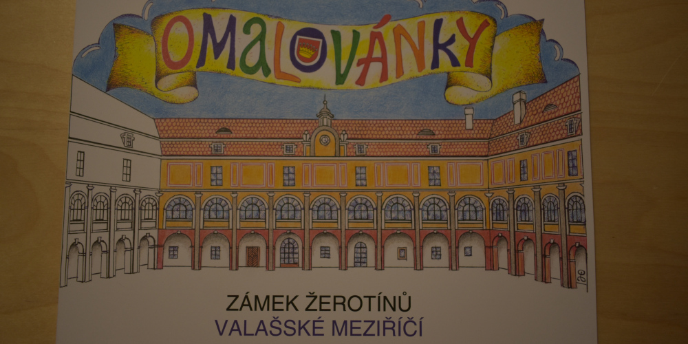 Zámek Žerotínů má své omalovánky